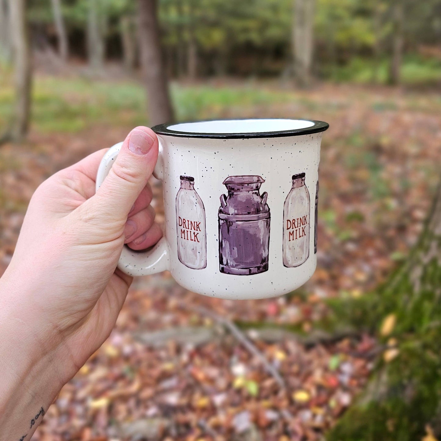 Drink Milk Coffee Mug : White Mug