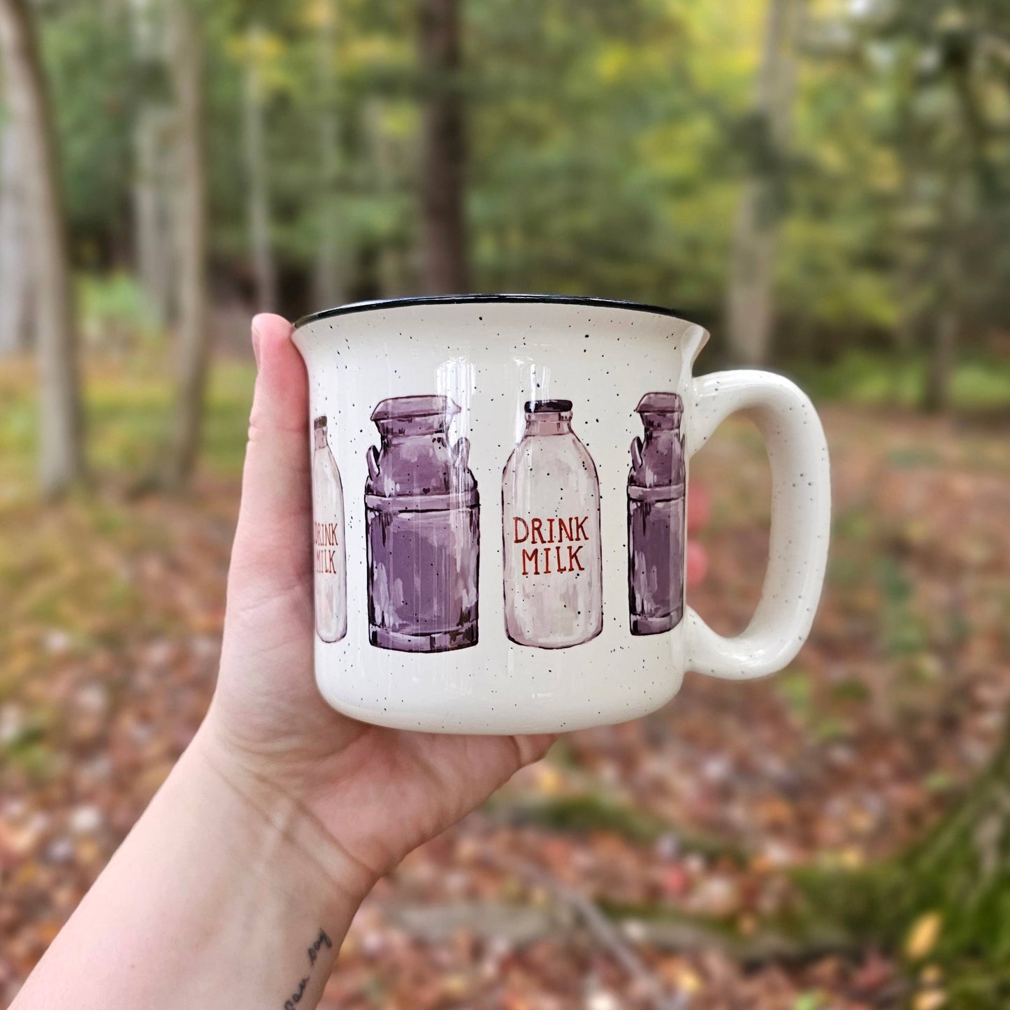 Drink Milk Coffee Mug : White Mug