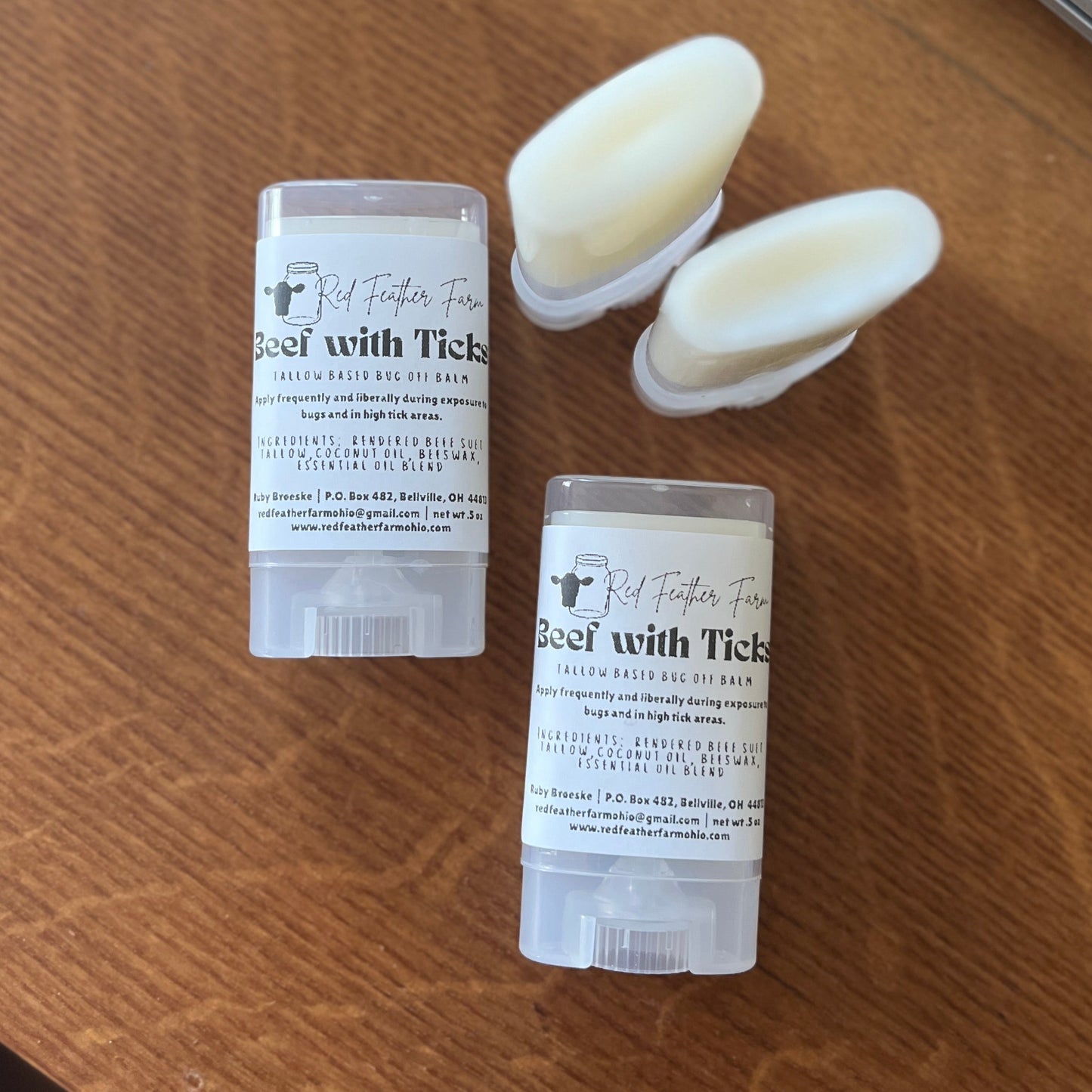 Beef with Ticks | Tallow Based Bug Off Balm