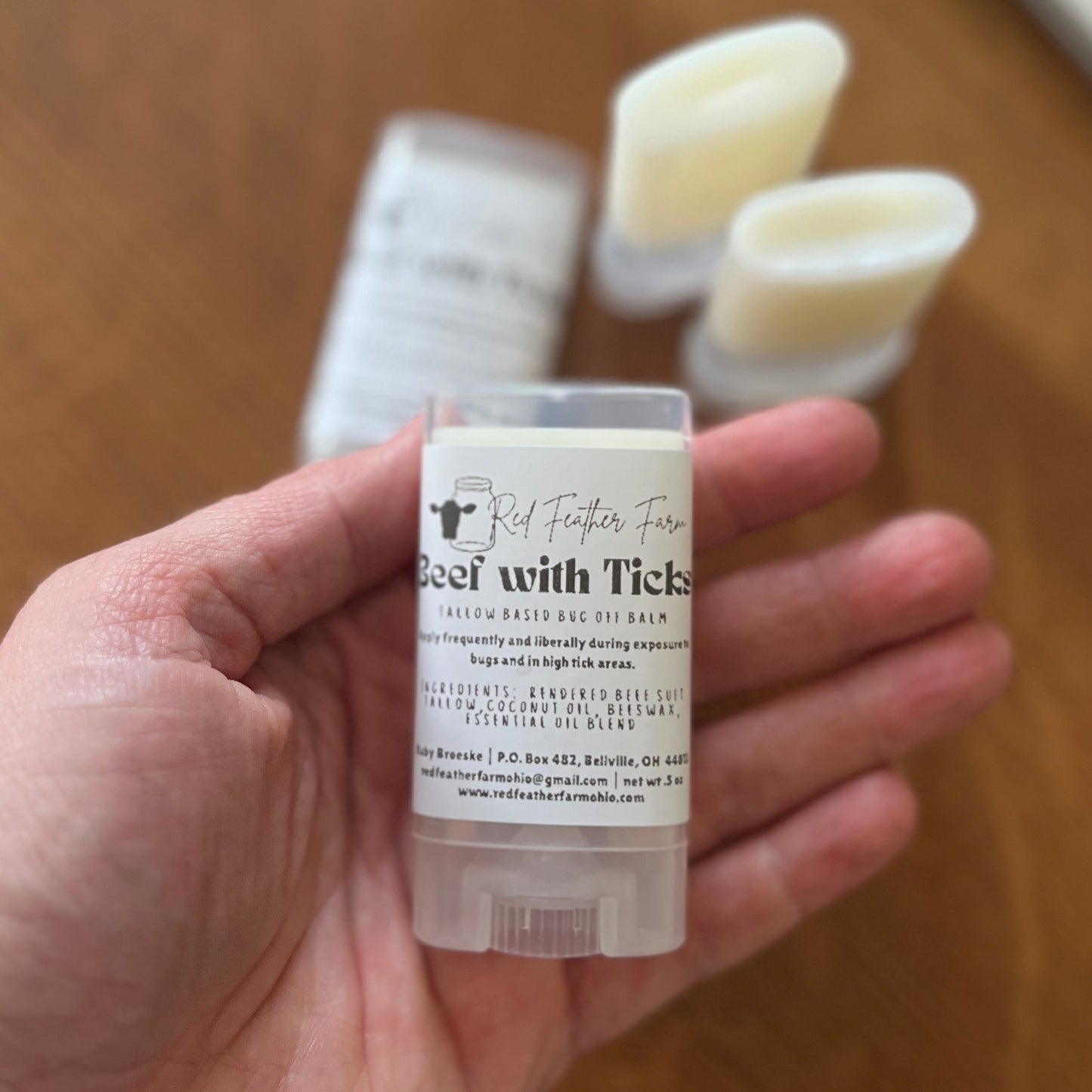 Beef with Ticks | Tallow Based Bug Off Balm