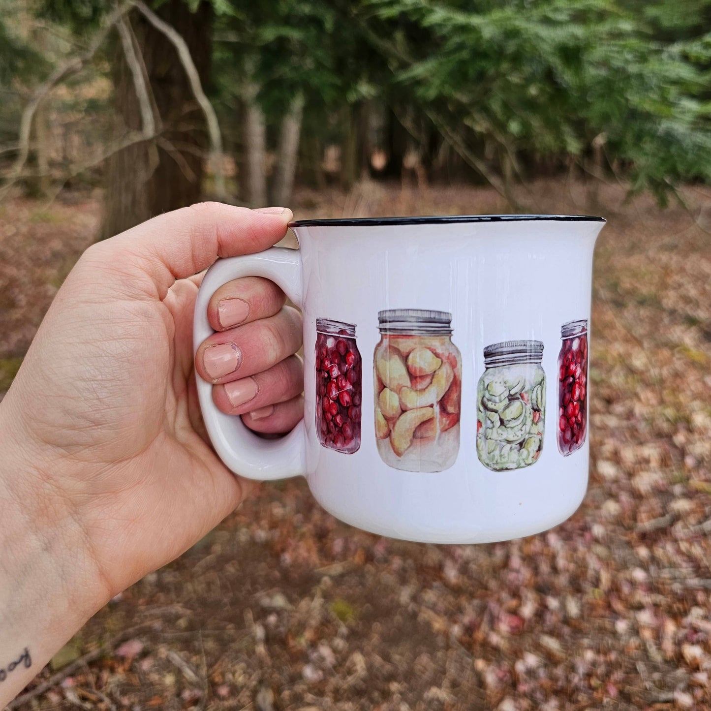 Canning Homesteader Coffee Mug: White Mug