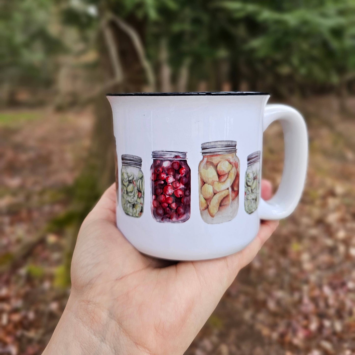 Canning Homesteader Coffee Mug: White Mug